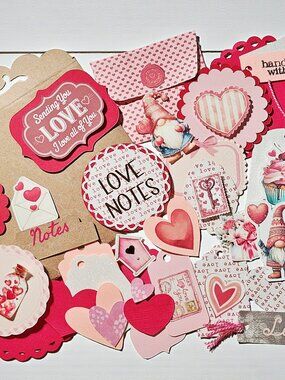 Mystery Love, Wedding, Valentine Papercraft Ephemera Kit